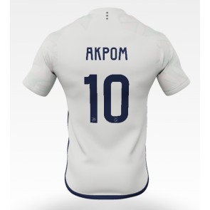 Ajax Chuba Akpom #10 Gostujuci Dres 2023-24 Kratak Rukavima